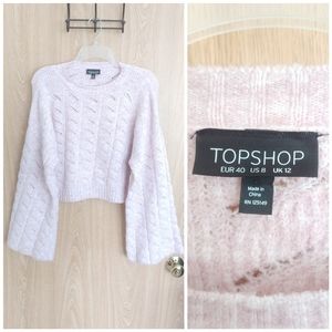 🌸 Pretty in Pink Cable Knit Sweater